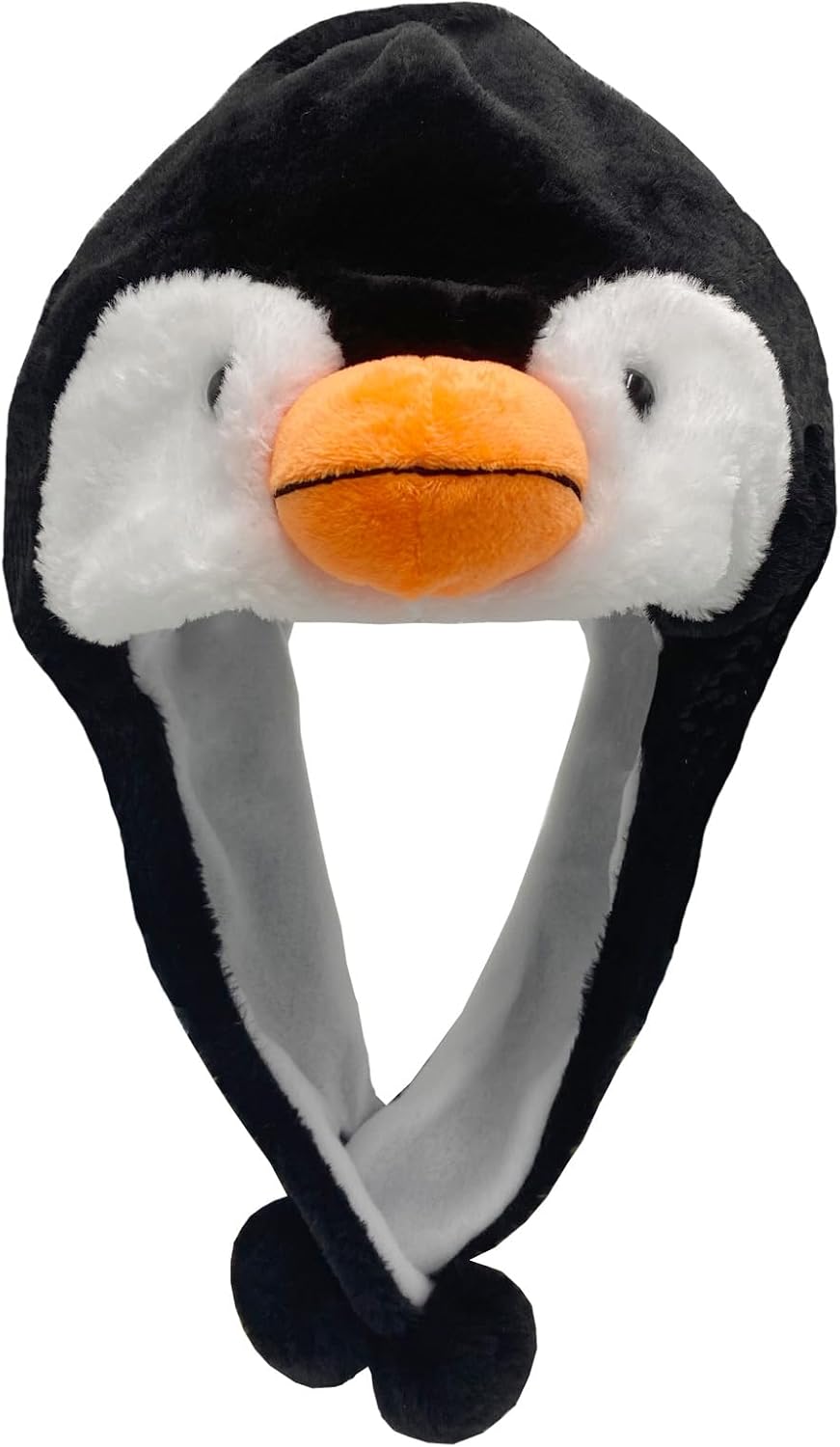 Plush Animal Hat for Halloween Christmas,Cozy Funny Hats Novelty Party Cap for Girls - One Size - Image 2