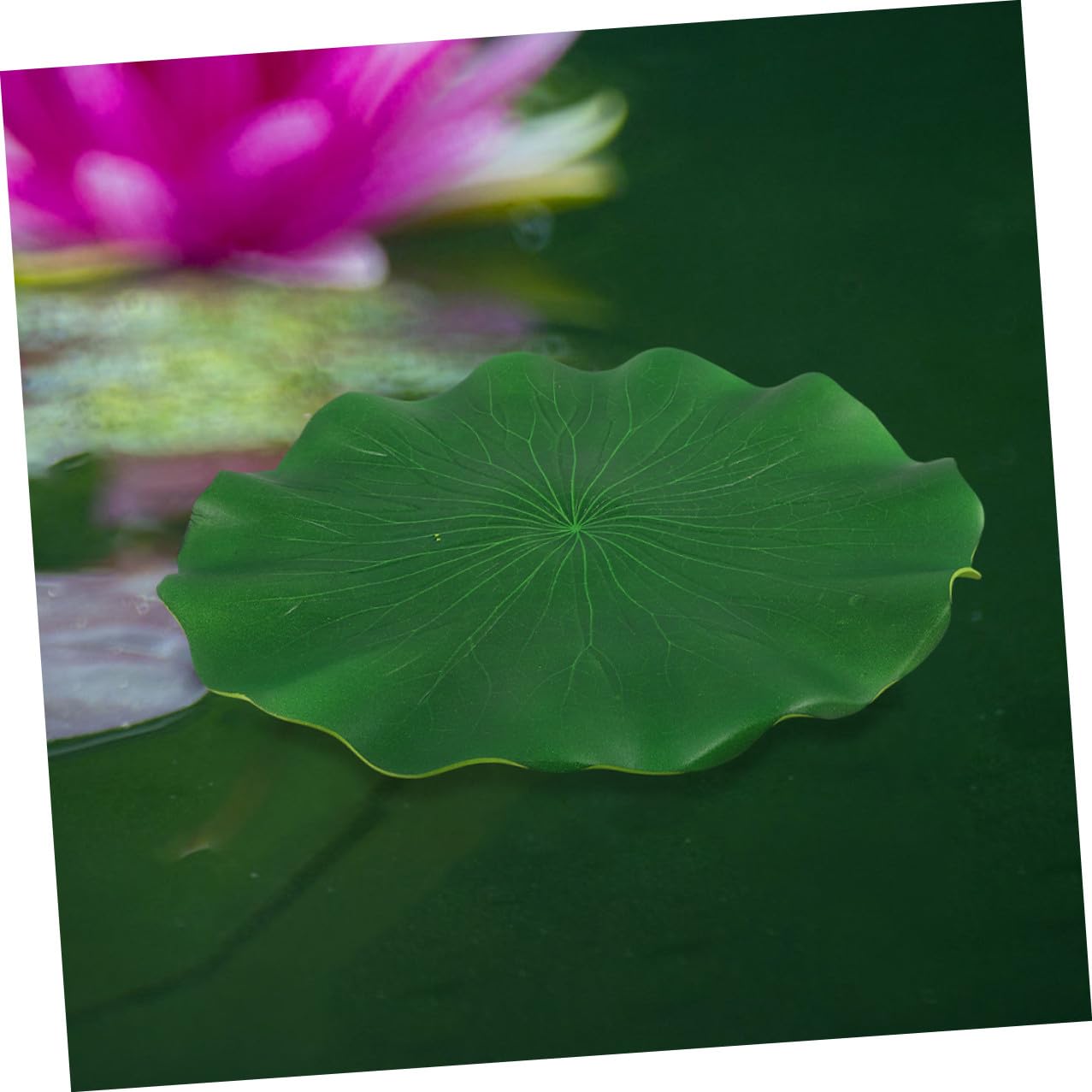 HANABASS 10 Stck. Teiliges Schwimmende Lotusblätter aus Eva Realistische Teichdekoration für Gartenteich Aquarium und Fischbecken Leicht und Vielseitig für DIY und Partygestaltung