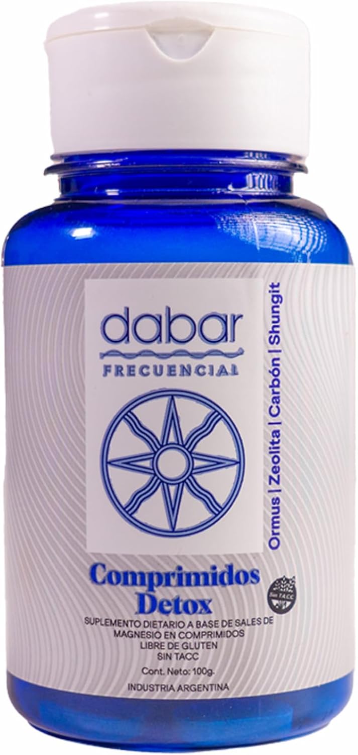 Detox Tablets – Magnesium & Zeolite Supplement with Shungite, Sea Minerals & Activated Charcoal for Heavy Metal Detox, Immune & Natural Energy Support