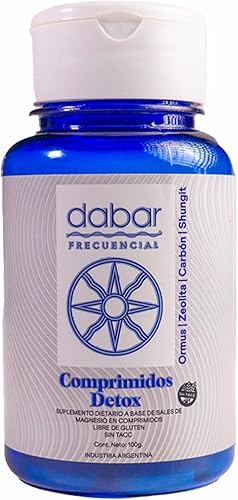 Tabletas de desintoxicación suplemento de magnesio y zeolita con shungita, minerales marinos y carbón activado para desintoxicación de metales