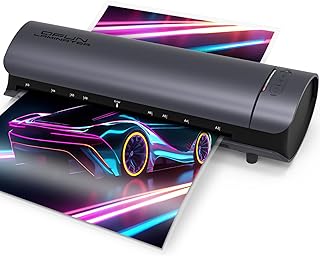 13 Inch Wide Thermal Laminator Machine 11x17 Laminator for Teacher Personal Cold Hot Lamination Machine 60S Warm-Up Anti-Jam Laminate Machine, A3/A4/A5/A6 Laminating Machine for Home Office School Use