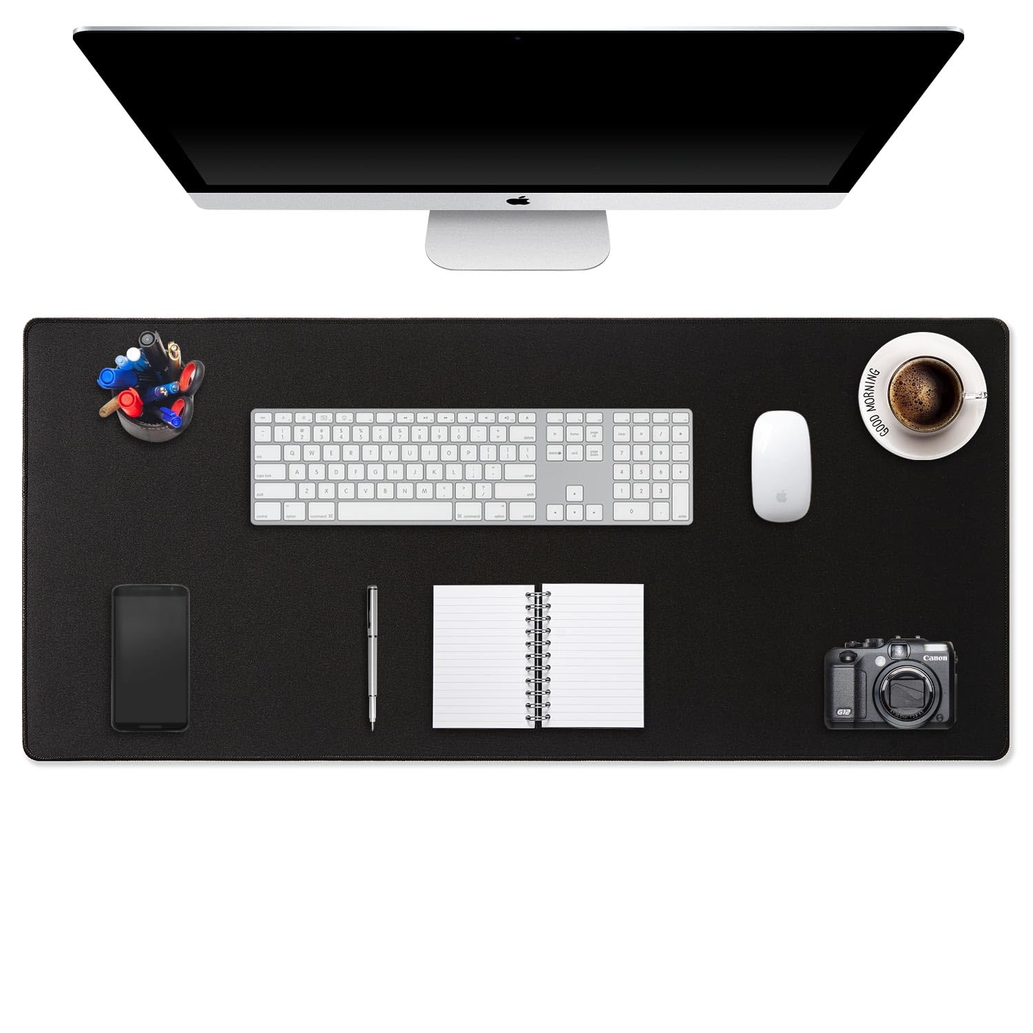 DOBAOJIA Tappetino Mouse 1200x600mm, Tappetino Mouse Gaming XXXXL, Tappetino Mouse e Tastiera, Tappetino Computer, Sottomano da Scrivania, superficie prova di versamento e base antiscivolo