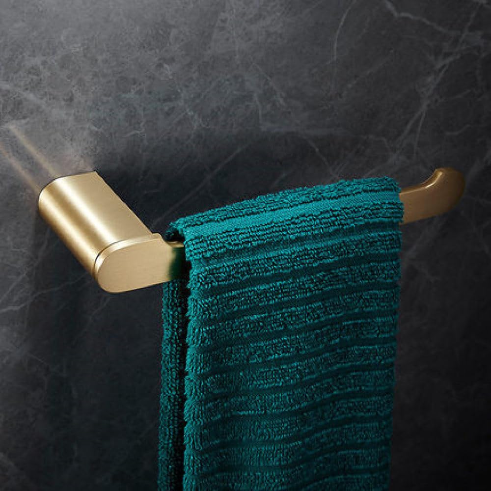 Porte-serviettes mural en laiton pour optimiser le rangement de douche