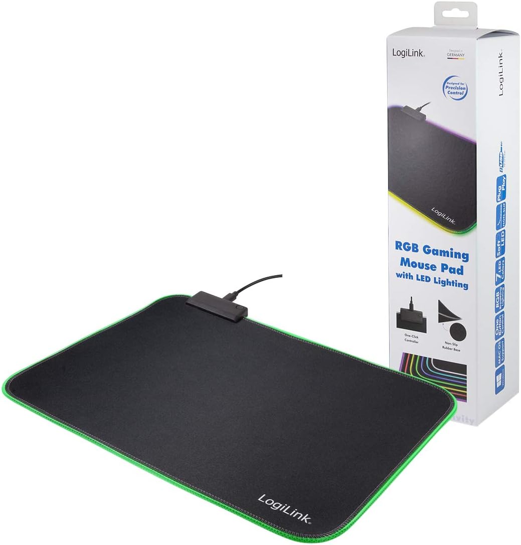 Tappetino per mouse con illuminazione LED RGB e base antiscivolo - Mousepad - Immagine 9