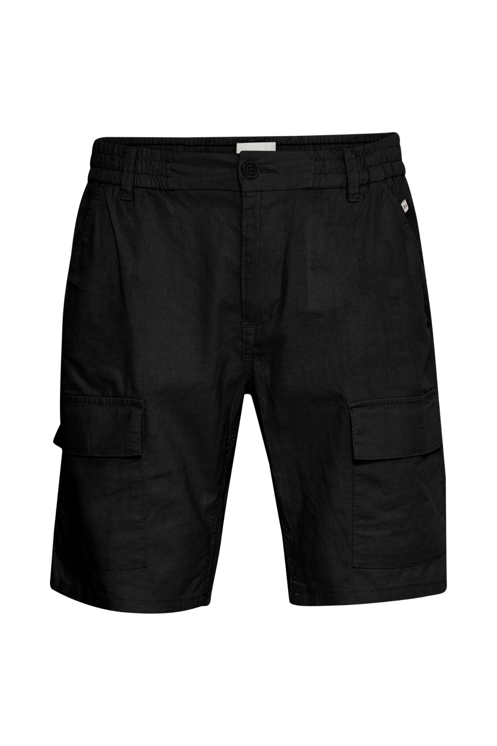 Blend Herren Cargoshorts aus Leinenmix Shorts Kurze Hose mit Eingrifftaschen Gürtelschlaufen Regular fit