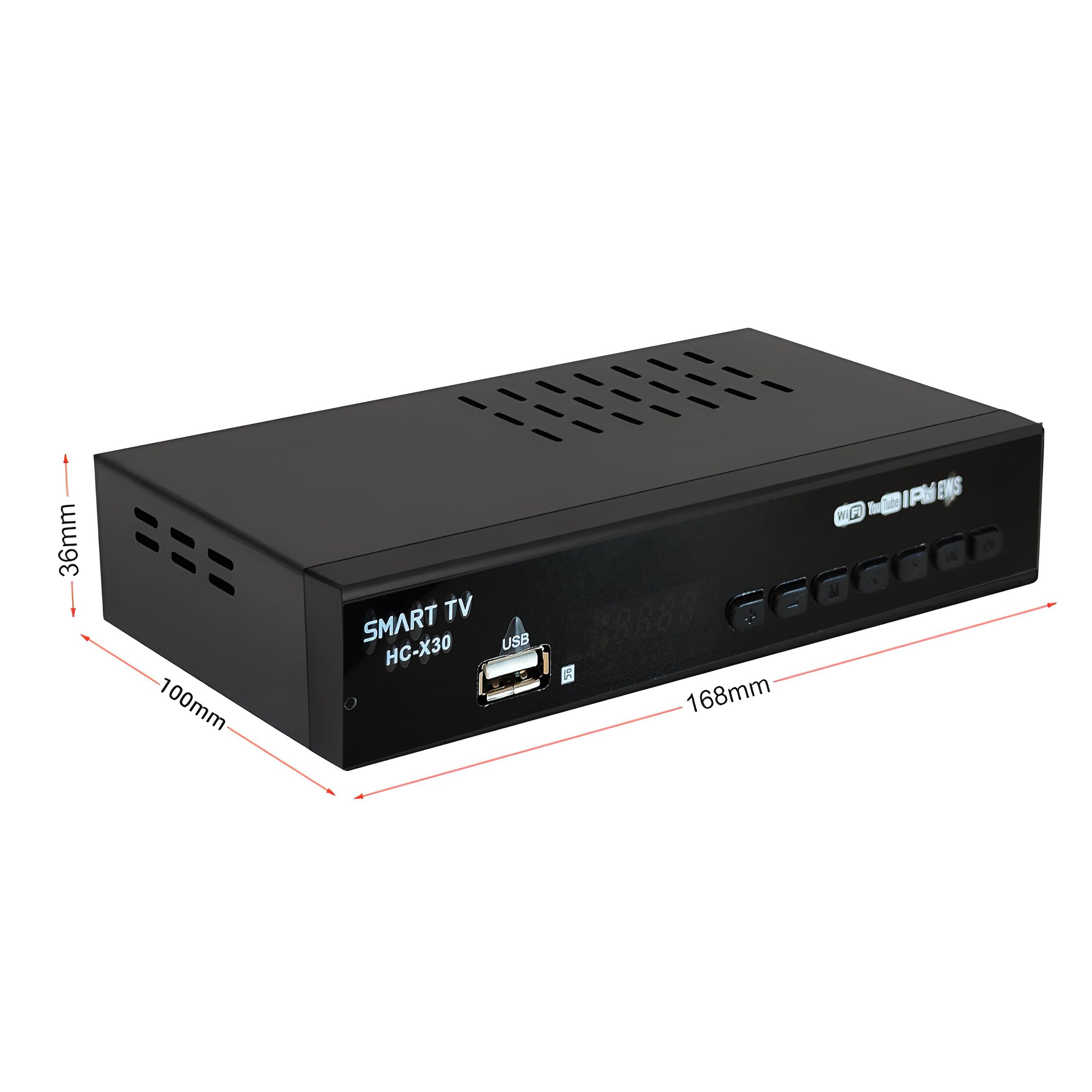 Retoo DVB-T2 Receiver, Tuner, Empfang Aller freien SD und HD, H.264, H.265, HDMI 1.4, 10bit HEVC, USB 2.0, LAN, Full-HD 1080p, Digital TV Kabelreceiver mit Fernbedienung Terrestrischer Decoder Schwarz