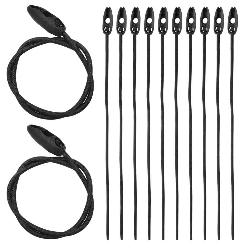 10 correas tensoras expansoras, tensores de equipaje, gomas tensoras de 50 cm, gomas elásticas para portabicicletas, pizarras de advertencia, bicicleta, motocicleta, camping, lona, correas de sujeción