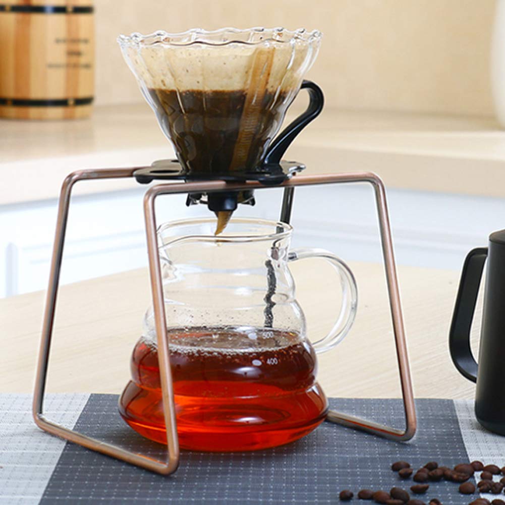 Stand Café Pour Filtre Cône Support En Métal Pour Café - Support Filtre à Café Minimaliste Pour Maison Et Cuisine Stand Café Pour Filtre Cône Support En Métal Pour Café - Support Filtre à Café Minimaliste Pour Maison Et Cuisine