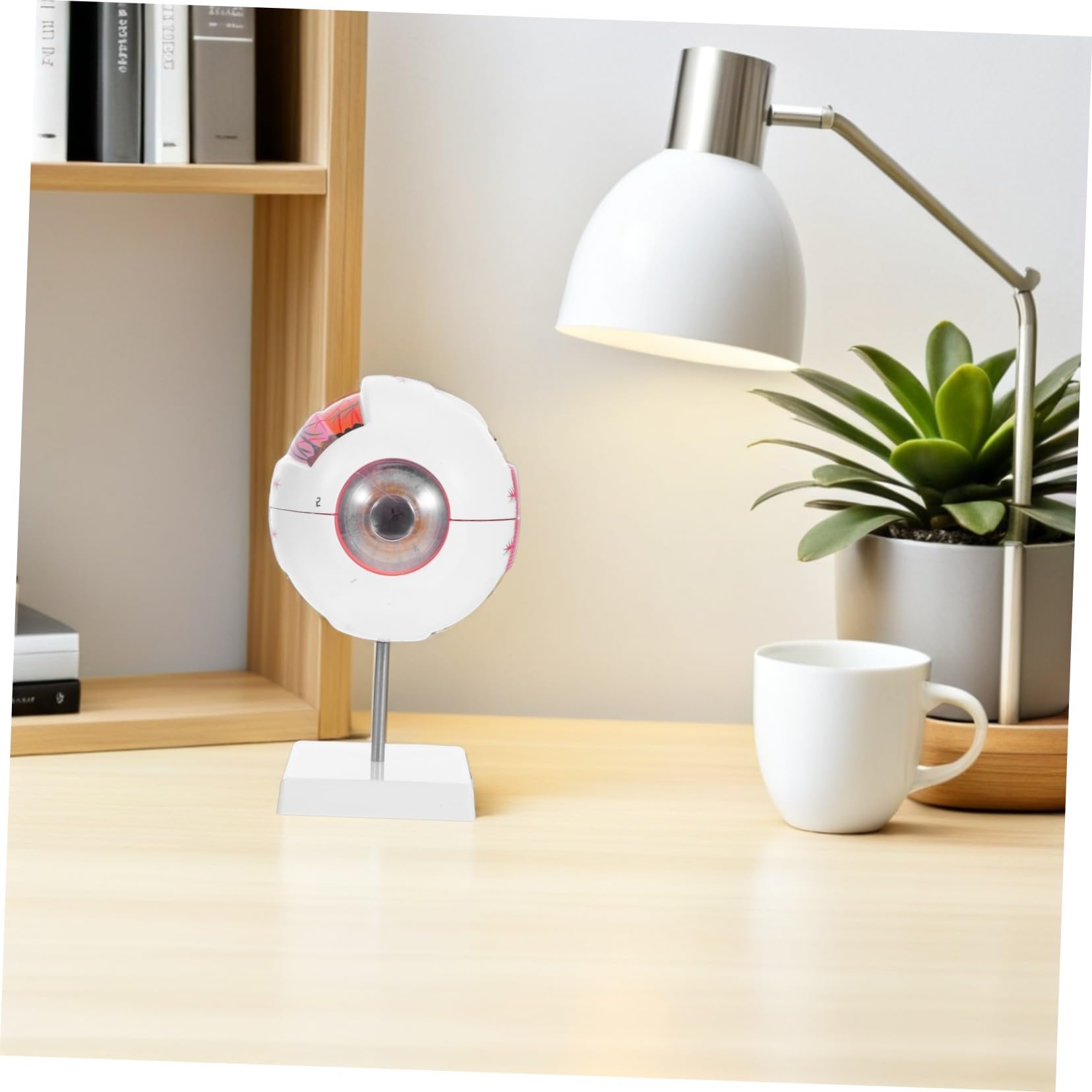 PRETYZOOM Modelo de Ojo Médico Numerado y Desmontable Estructura Anatómica Realista Material Didáctico para Laboratorios de Ciencias y Enseñanza Médica