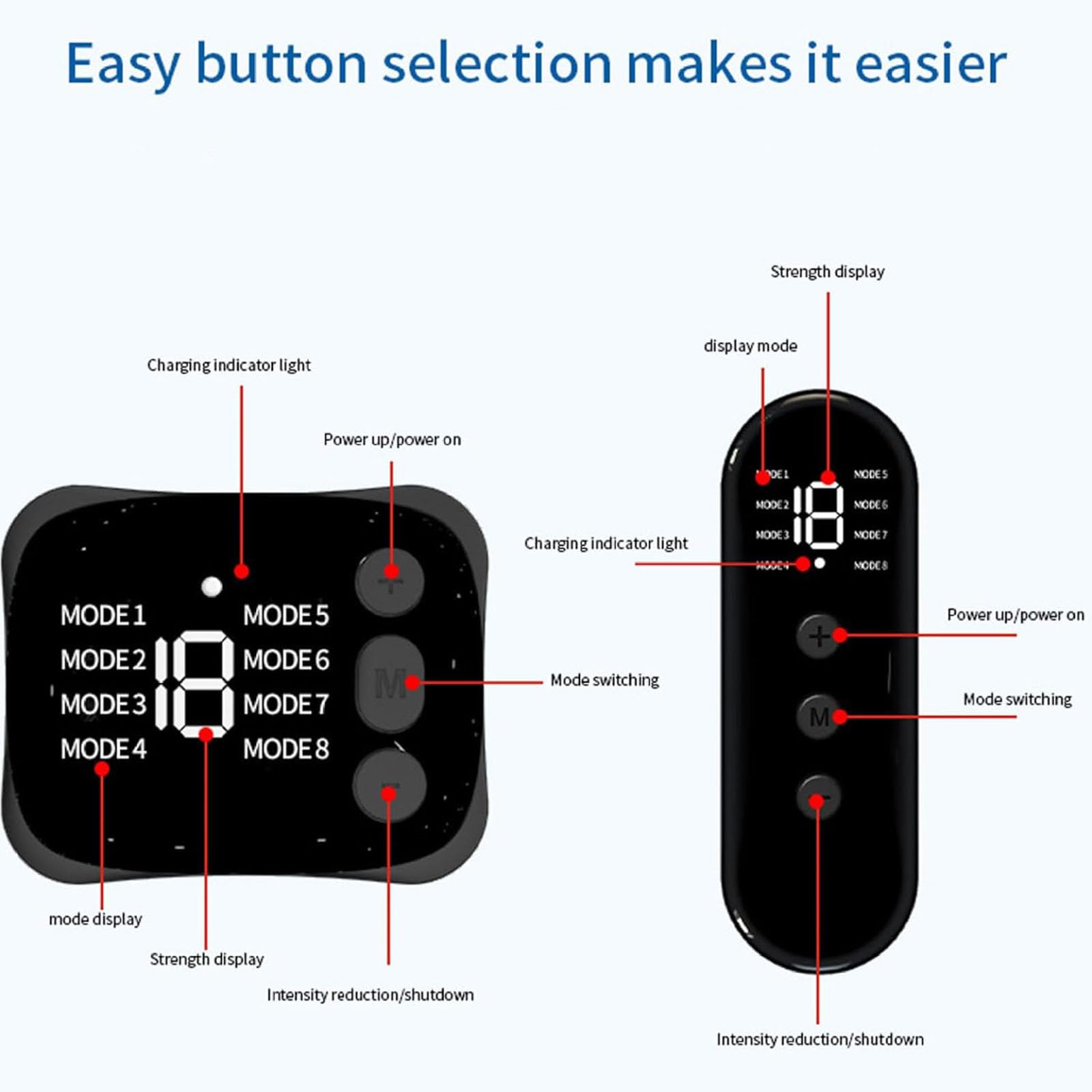 Entrenador de glúteos de Cadera Inteligente, Entrenador de Caderas de estimulador Muscular electrónico, Dispositivo de tonificación de glúteos, para tonificar los músculos (1PCS)