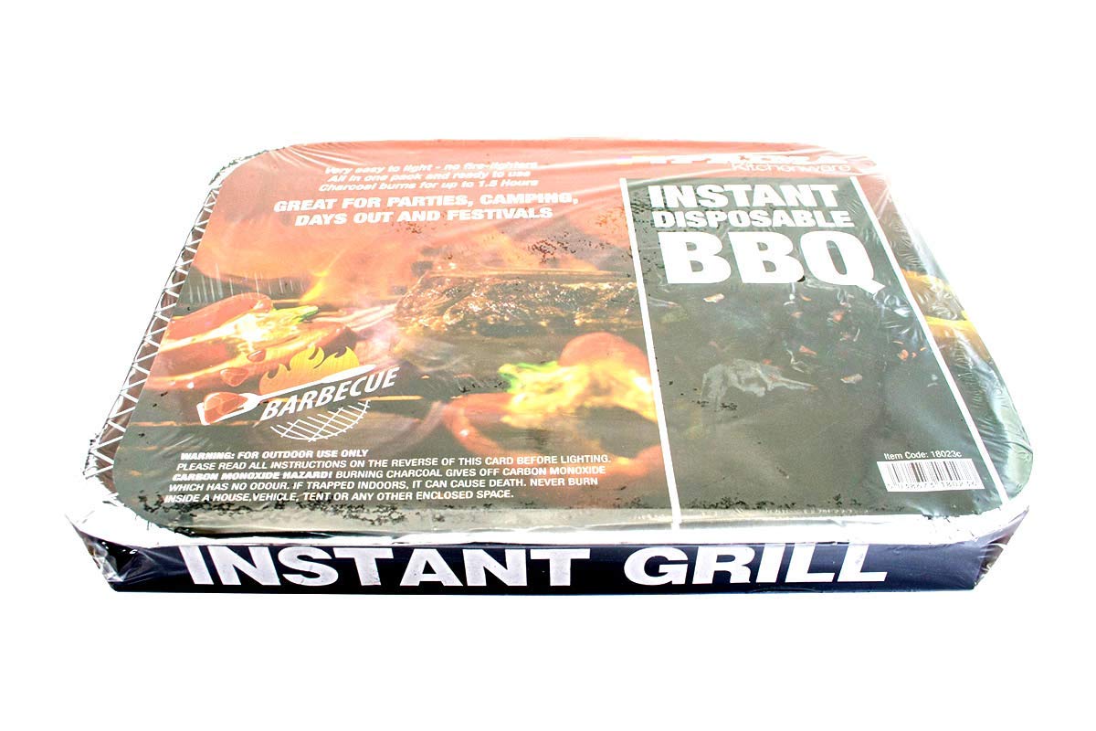 Instant Disposable Mini BBQ Grill | Quick And Easy Barbecue | Ready To Cook In 20 Minutes |1.5 hrs burning time