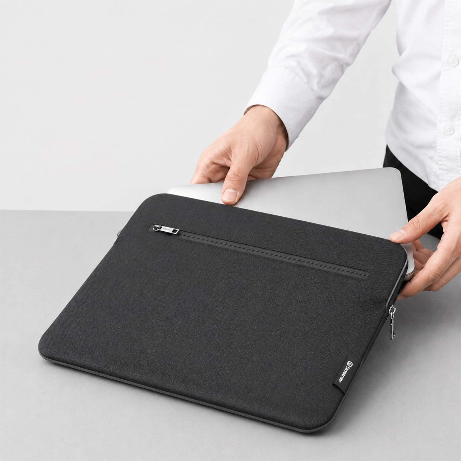 Smatree SlimPro pokrowiec na laptopa 35.6 cm HP OmniBook 5 Next Gen AI/Flip do 14-calowego HP ZBook 8 G1i/G1a, etui na laptopa z kieszenią na akcesoria szybkiego dostępu, opatentowana konstrukcja