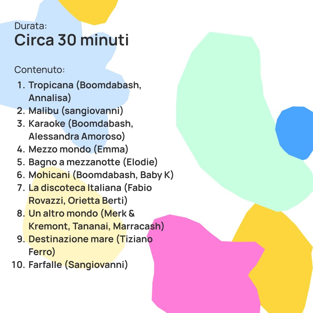 FABA Disco Sonoro - Pop italiano per tutta la famiglia – Musiche e Canzoni per bambini e bambine 5-10 anni - Ascoltabile con il Raccontastorie e FABA+, gioco educativo versione italiana