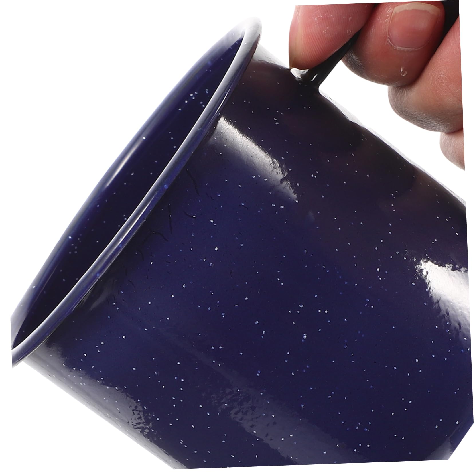 ABOOFAN 2stücke Emaille Tasse Klassischer Robuster Becher Für Kaffee Tee Und Milch Für Outdoor-aktivitäten Und Camping Leicht Zu Reinigen Und Langlebig