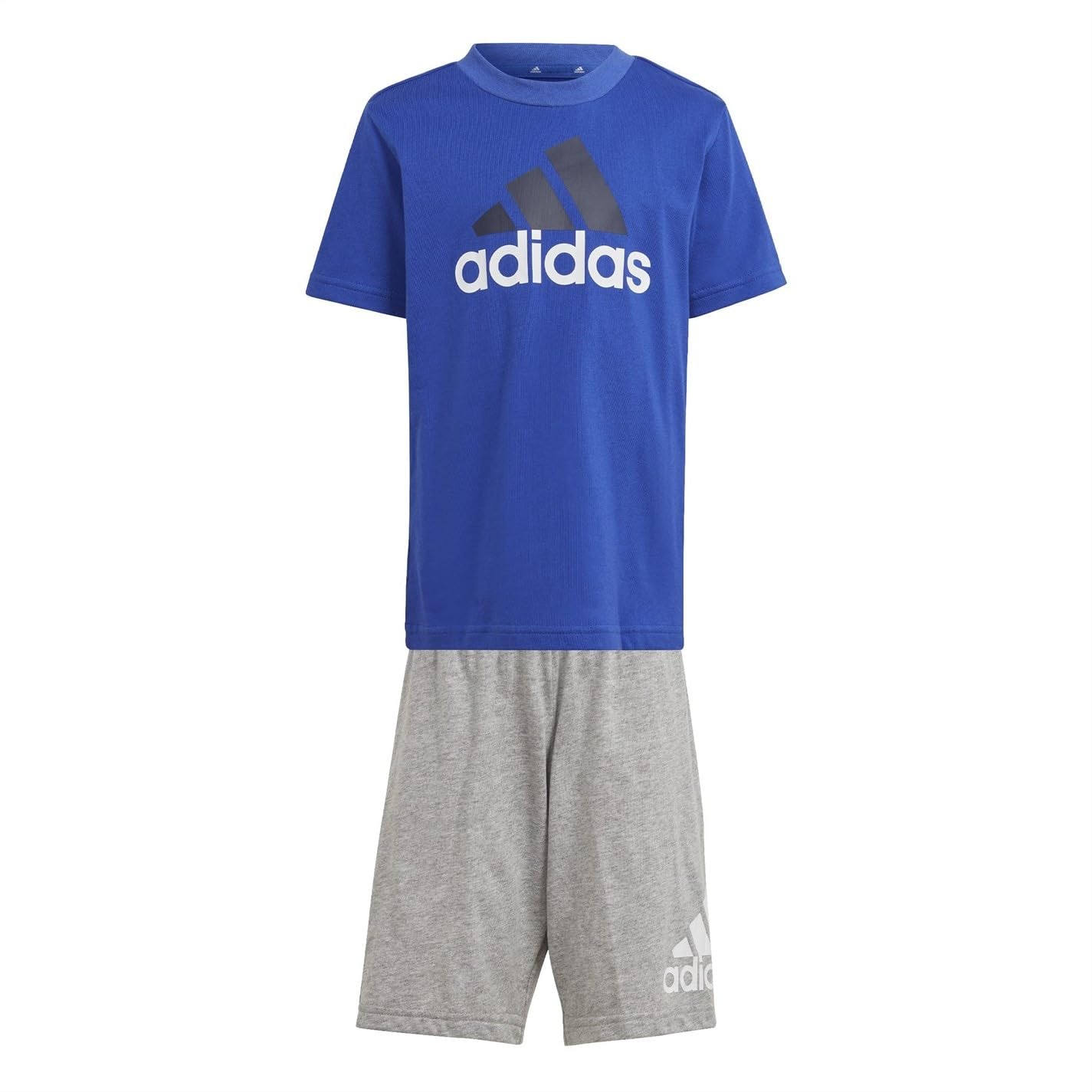 adidas Unisex Kinder Essentials Logo Tee And Short Set Youth/Baby Jogger