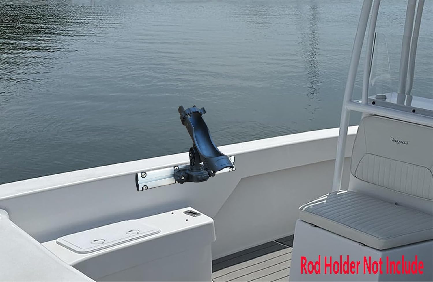 Brocraft Aluminum Boat Gunnel Track/Aluminum Track System for Boat Gunnel/Boat Gunnel Track System for Mounting Rod Holders, Fishing, and Other Boating Accessories