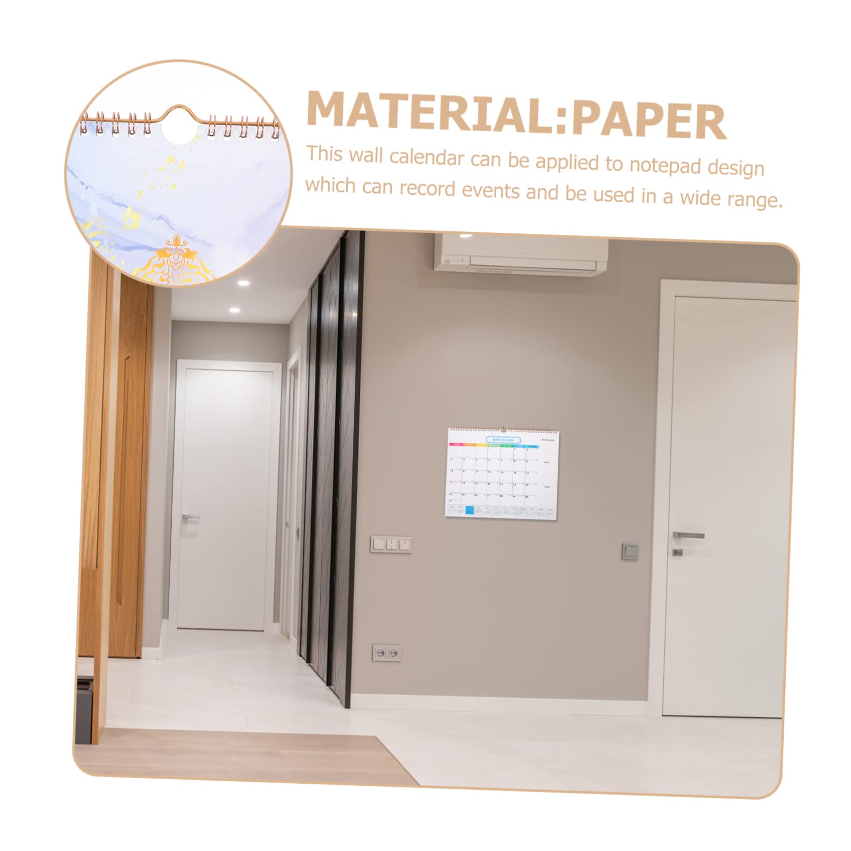 Lurrose 3stücke Wandkalender Mit Monaten Handreißbar Praktischer Monatlicher Planer Für Büro Und Zuhause Platzsparend Und Vielseitig Einsetzbar Für Termine Und Ereignisse