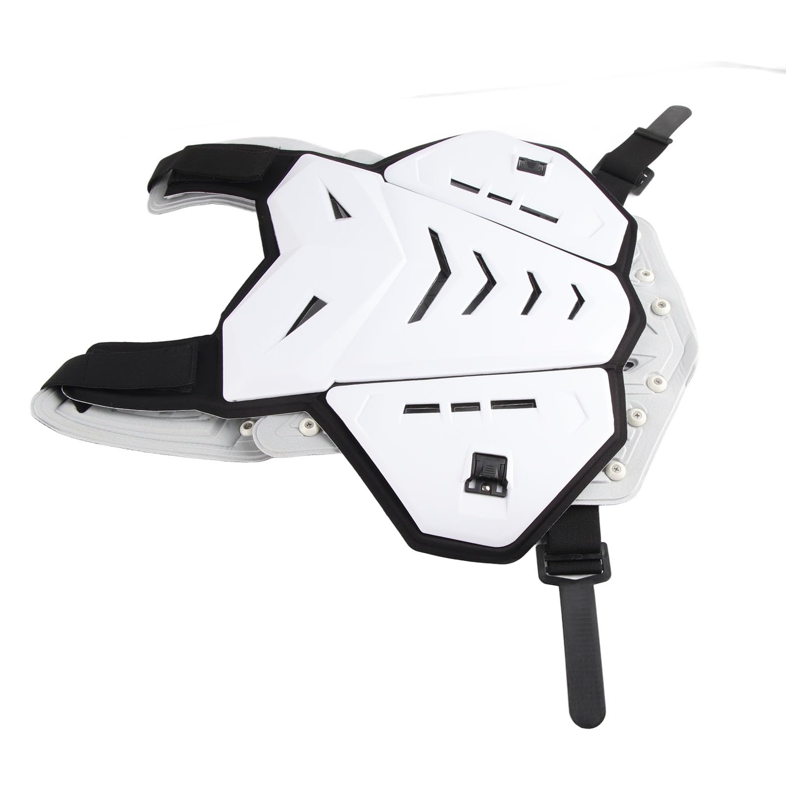Chaleco de Motocicleta Armadura Resistente a los Golpes Diseño Libremente Ajustable para Ciclistas Adultos Material de Espuma Suave 47x40cm