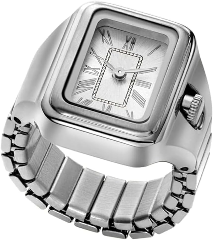 Shocknshop Analog Fashion Stainless Steel Ladies Ring Watch for Women -W122