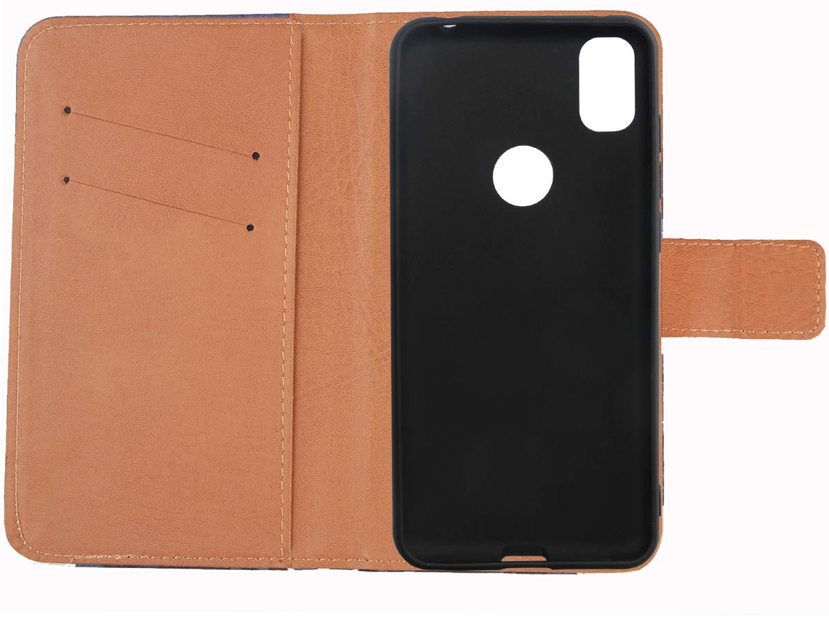 Custodia Portafoglio In PU Pelle Con Supporto – Per TCL Revvl 4 Plus / T-Mobile REVVL 4+ (Rosso) - 2