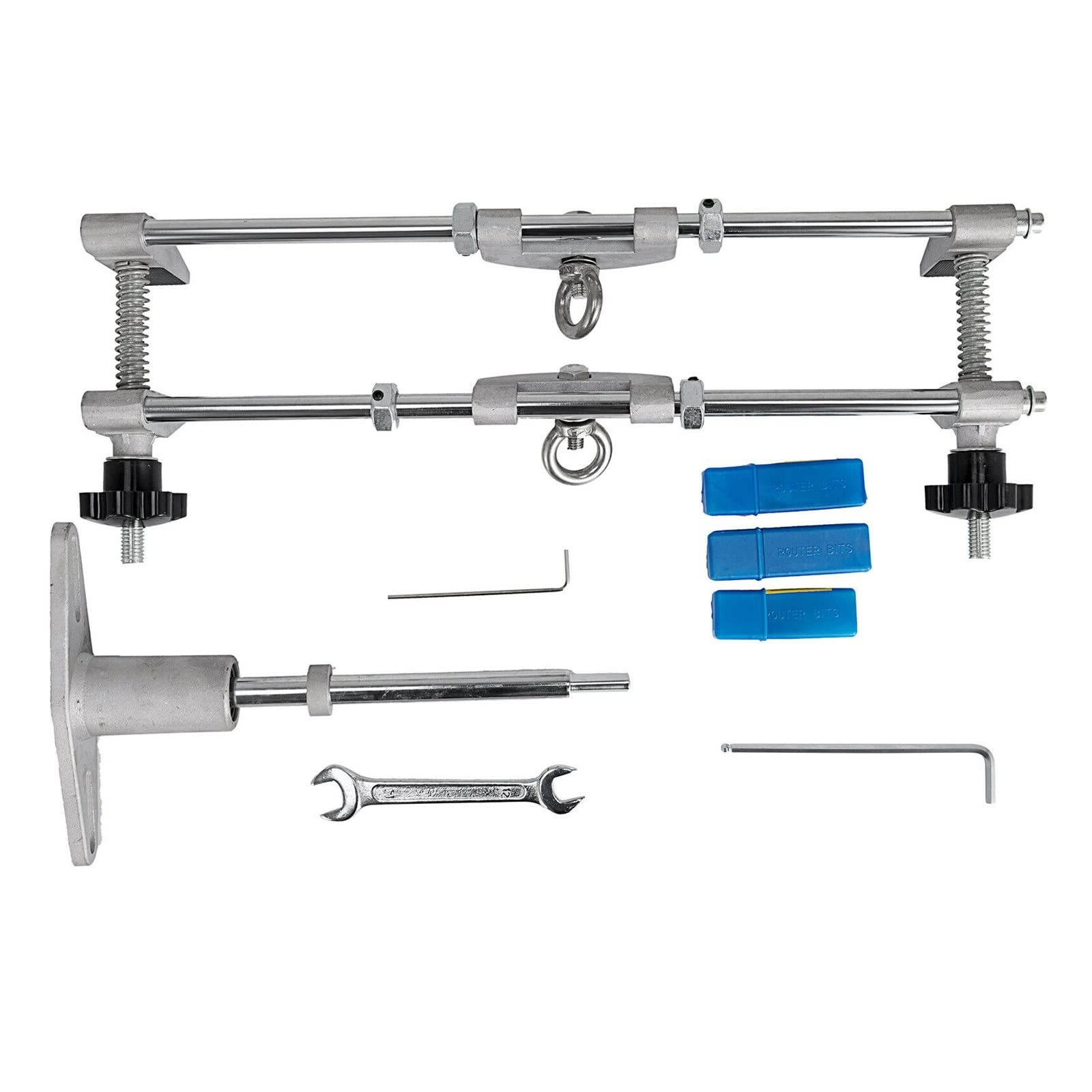 CVFRDD 18/22/25mm Portable Mortise Door Mounting Kit Fixing Installation Lock Jig for Mortiser(6PCS)