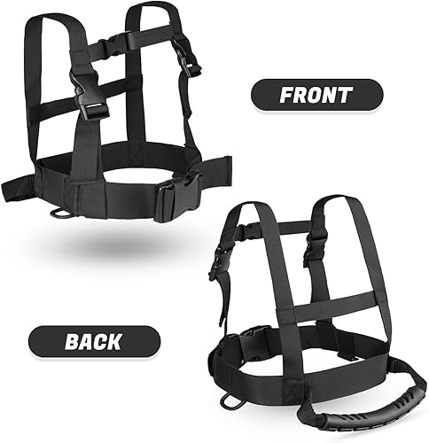 Miniatura 6 de Odoland Kids Ski Snowboard Training Harness Toddler Skiing Harness with Removable Leash Speed Control Teaching for Beginners