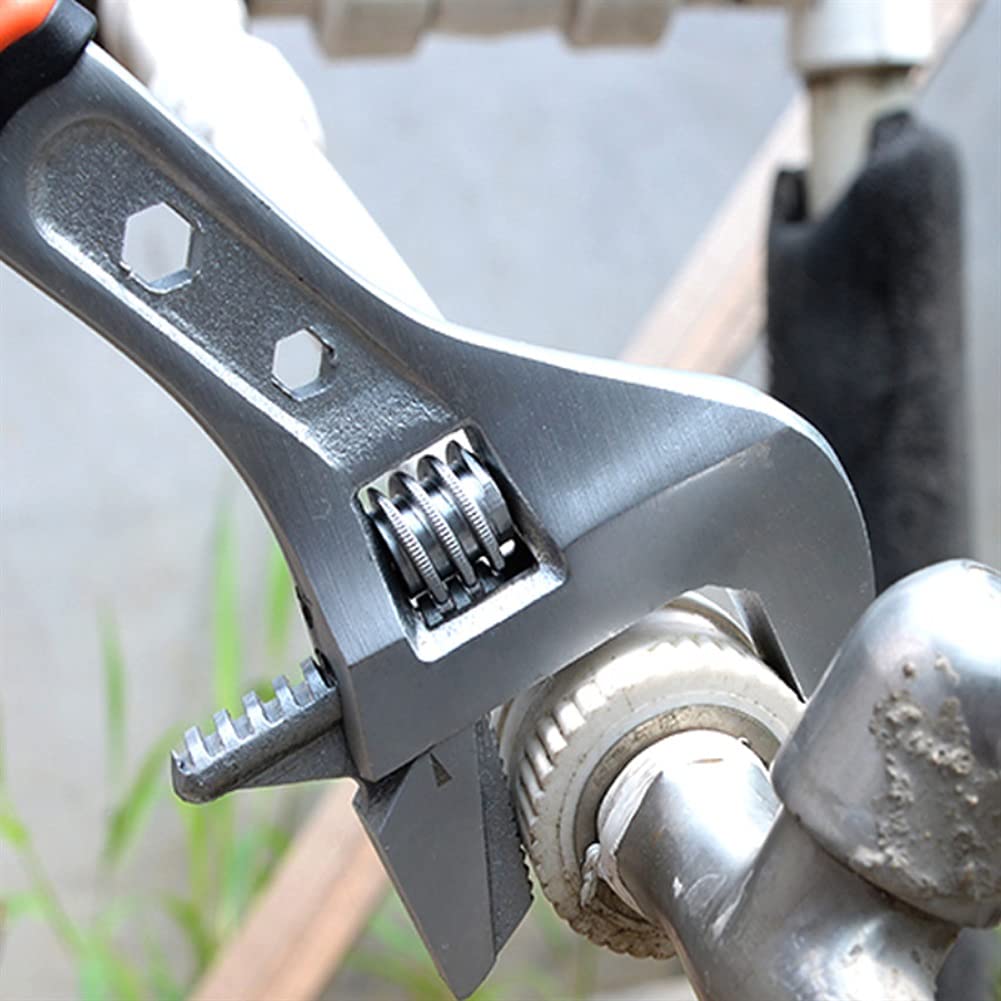 Llave ajustable, herramienta multifuncional con gran apertura, diseño rápido de doble uso para aplicaciones de grado industrial