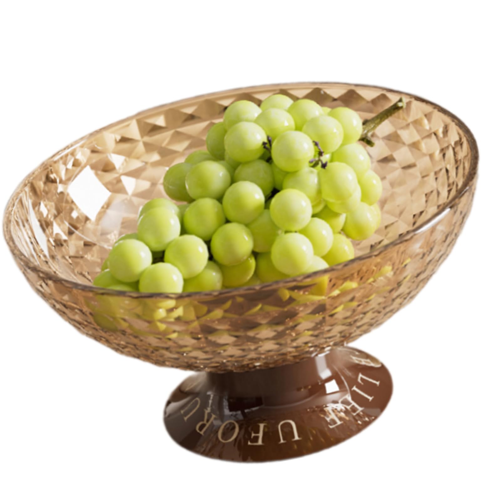 Jazuaiao Fruit Tray Trinket Plate Teas Tray Elegant Candy Plate Round Fruit Dessert Storage Home Decoration Dessert Plates