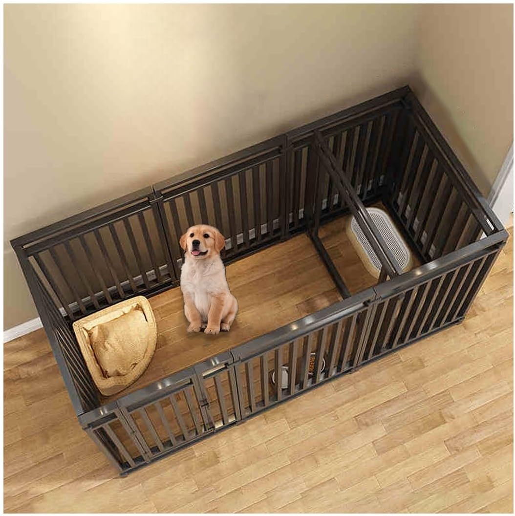 Cat Cages Indoor Litter Dog Playpens Caves Houses Box Kitten Cage Cats Outdoor Enclosures,Heavy Duty Puppy Playpen - Foldable Pet Enclosure, Iron Barrier Fence, 9-Piece Pet Exercise Pen, Dur
