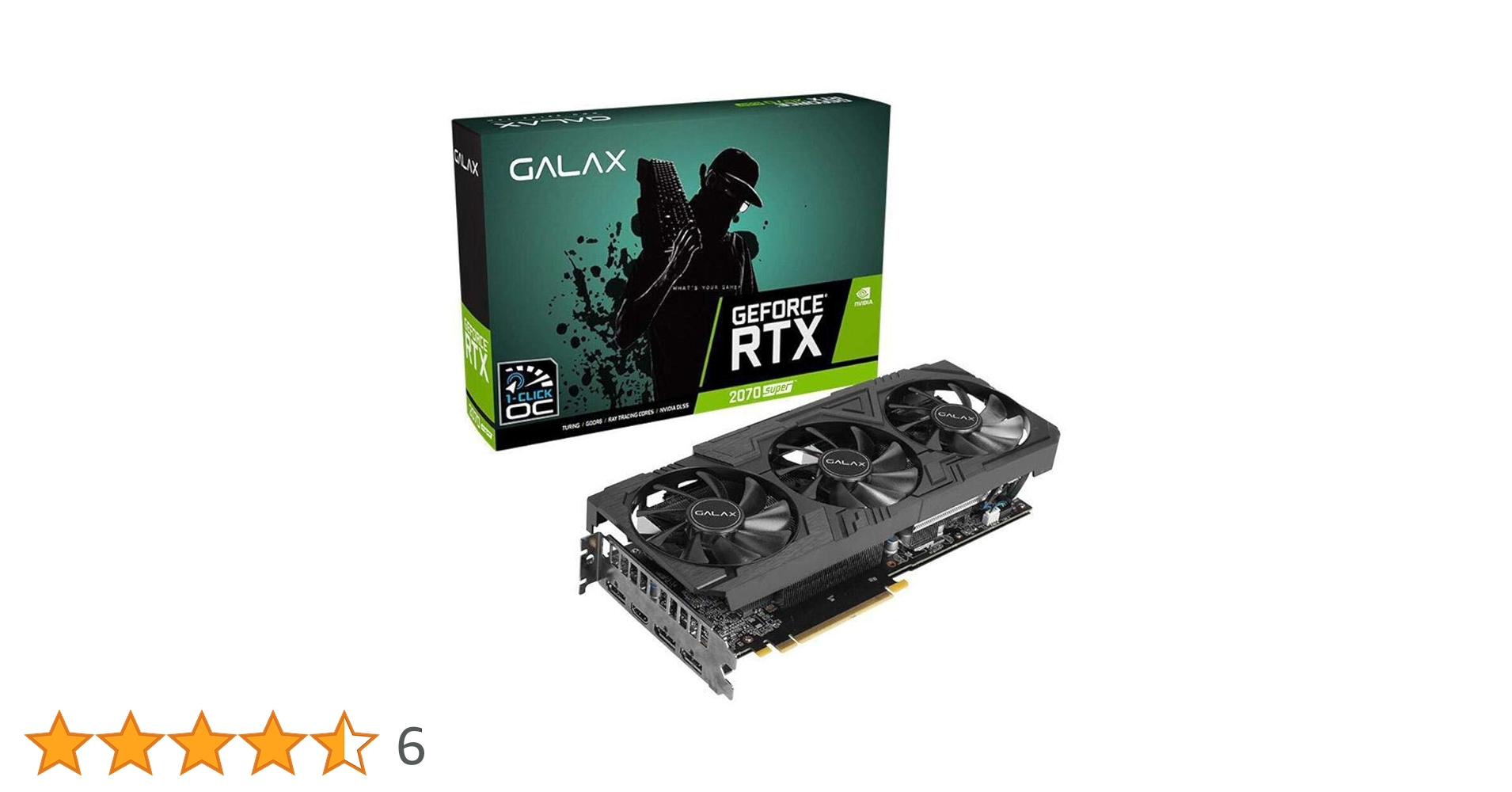 GALAX GeForce RTX 2070 SUPER EX Gamer Black Edition 8GB GDDR6 256