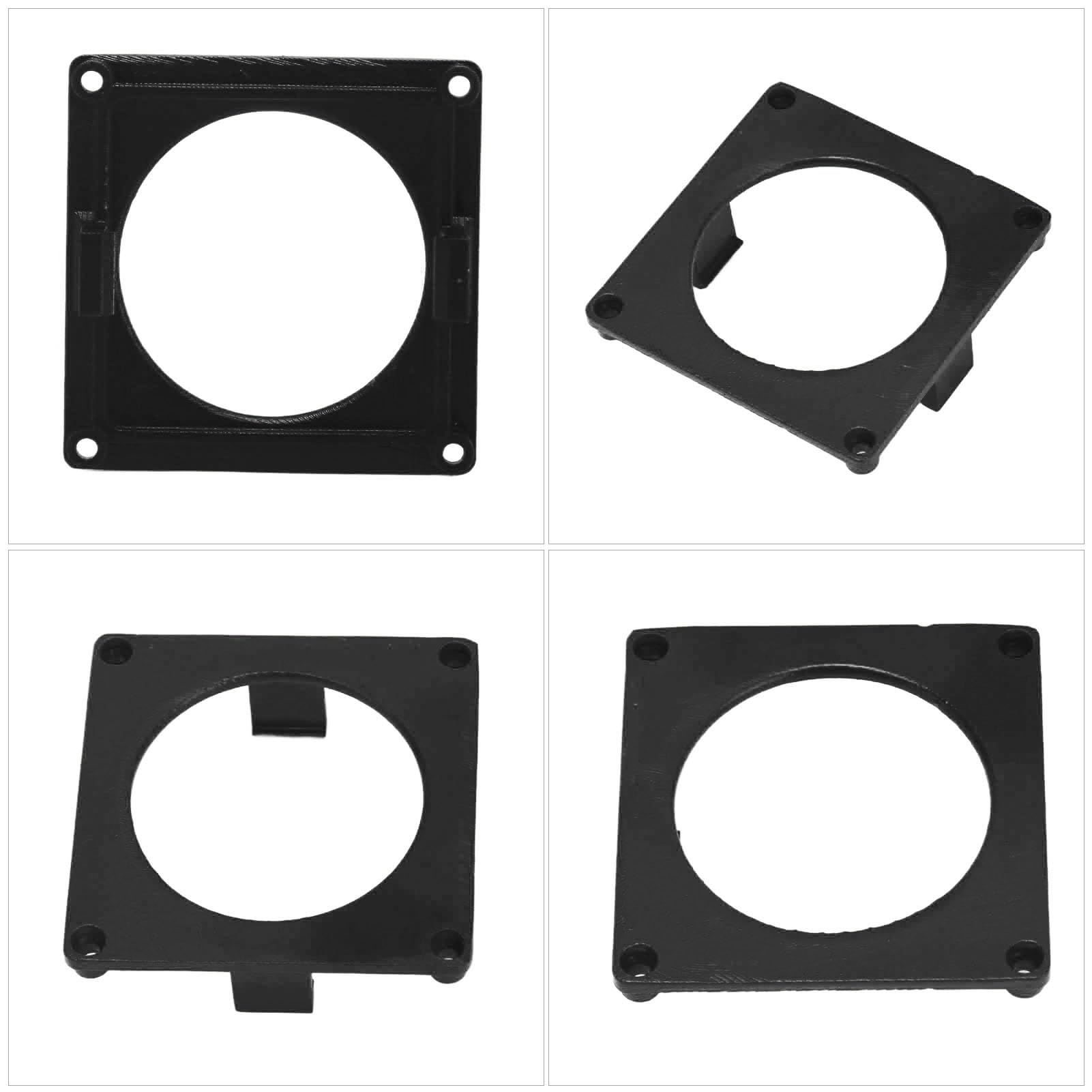 Kit de Montaje de Impresión 3D para Ventilador Solución de Refrigeración Eficiente para, Compatible con Ventilador de 40x40 Mm, Material ABS Duradero, Incluye de 12 V