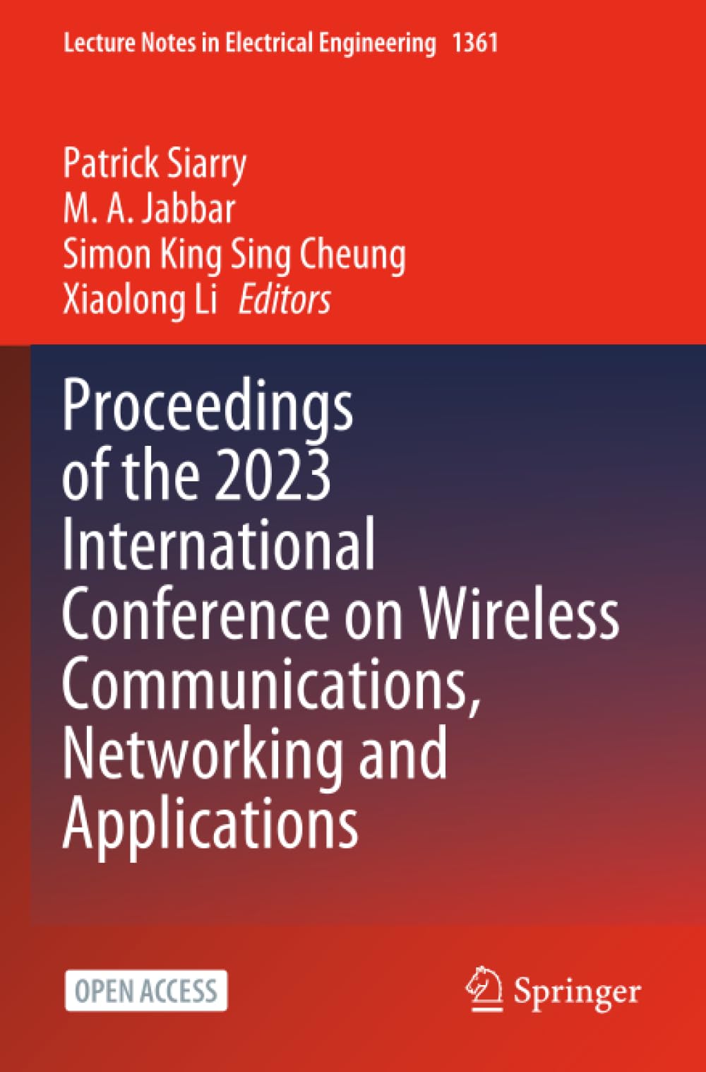 Proceedings of the 2023 International Conference on Wireless Communications, Networking and Applications (Lecture Notes in Electrical Engineering)