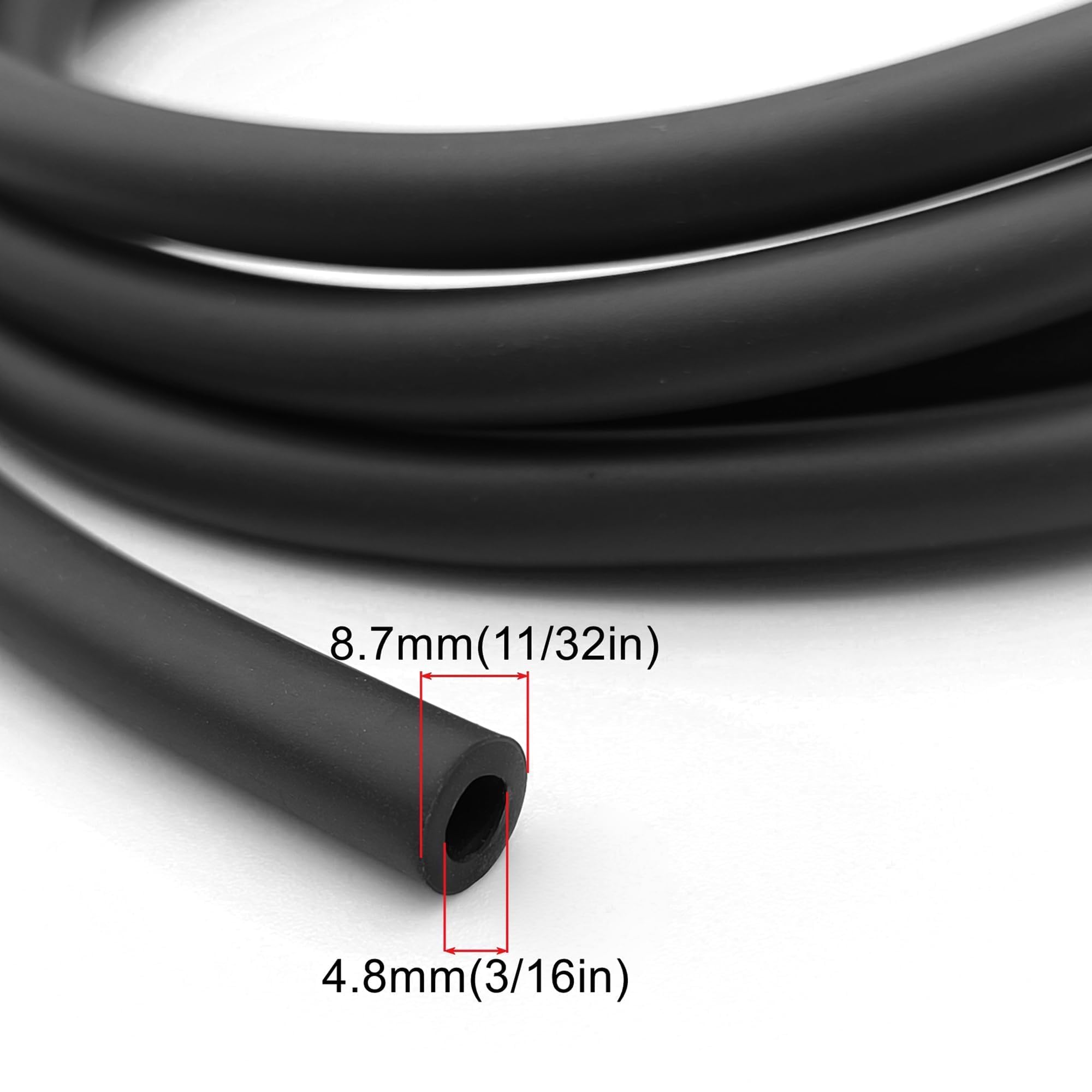 STRONGTHIUM Kit Manguera de Combustible 5 mm (3/16") y 6,3 mm (1/4") Compatible con Kawasaki Briggs & Stratton Walbro Ryobi, para Cortacésped Mini Moto Generador, con Filtro