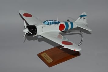 A6M Zero Japanese Navy WWII Fighter Plane Model Scale 1/24