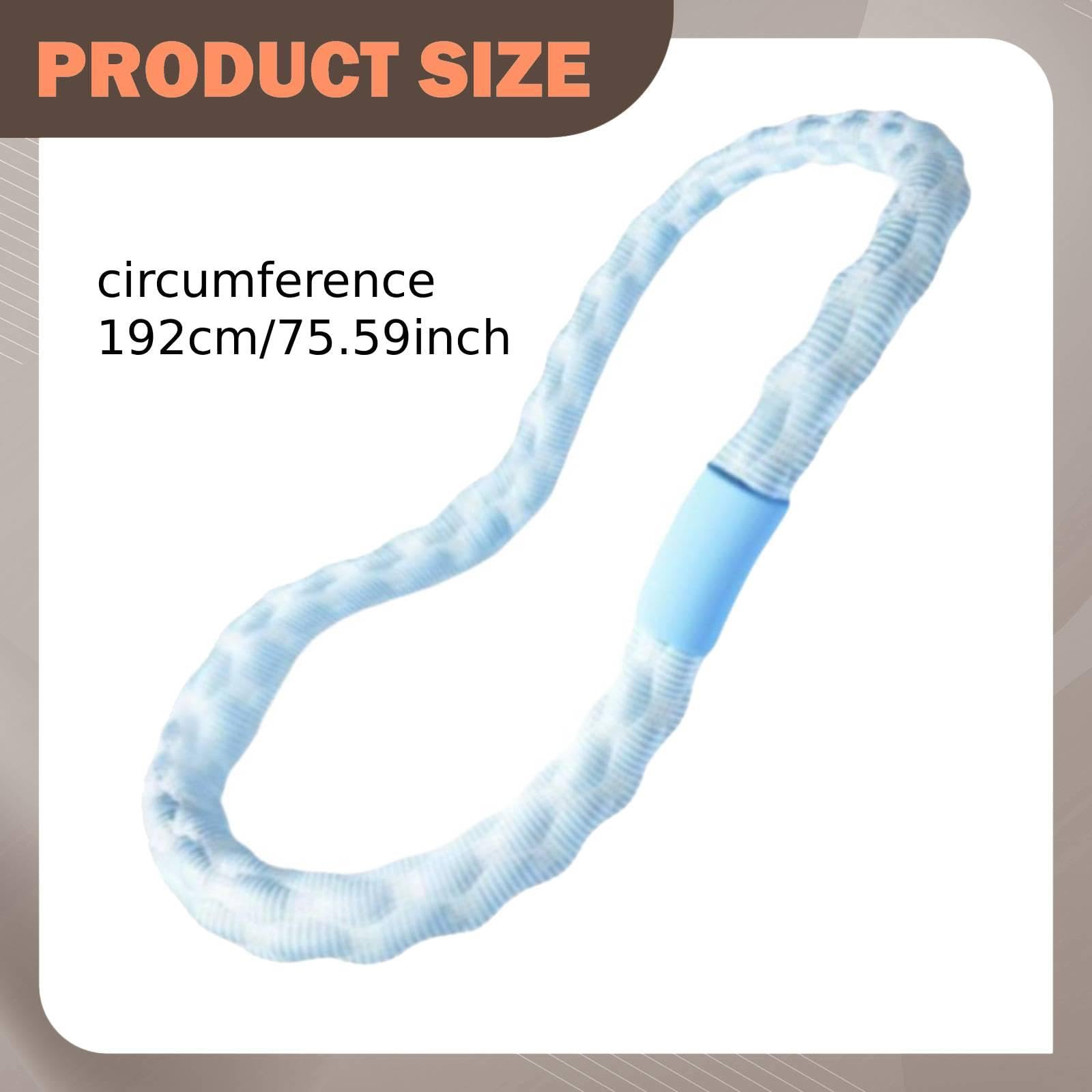 Fitness Hoop Anello Sport Cerchio Allenamento Addominali Portatile con Struttura Morbida Molla Interna Adatto a Principianti Uomini Donne Allenamento