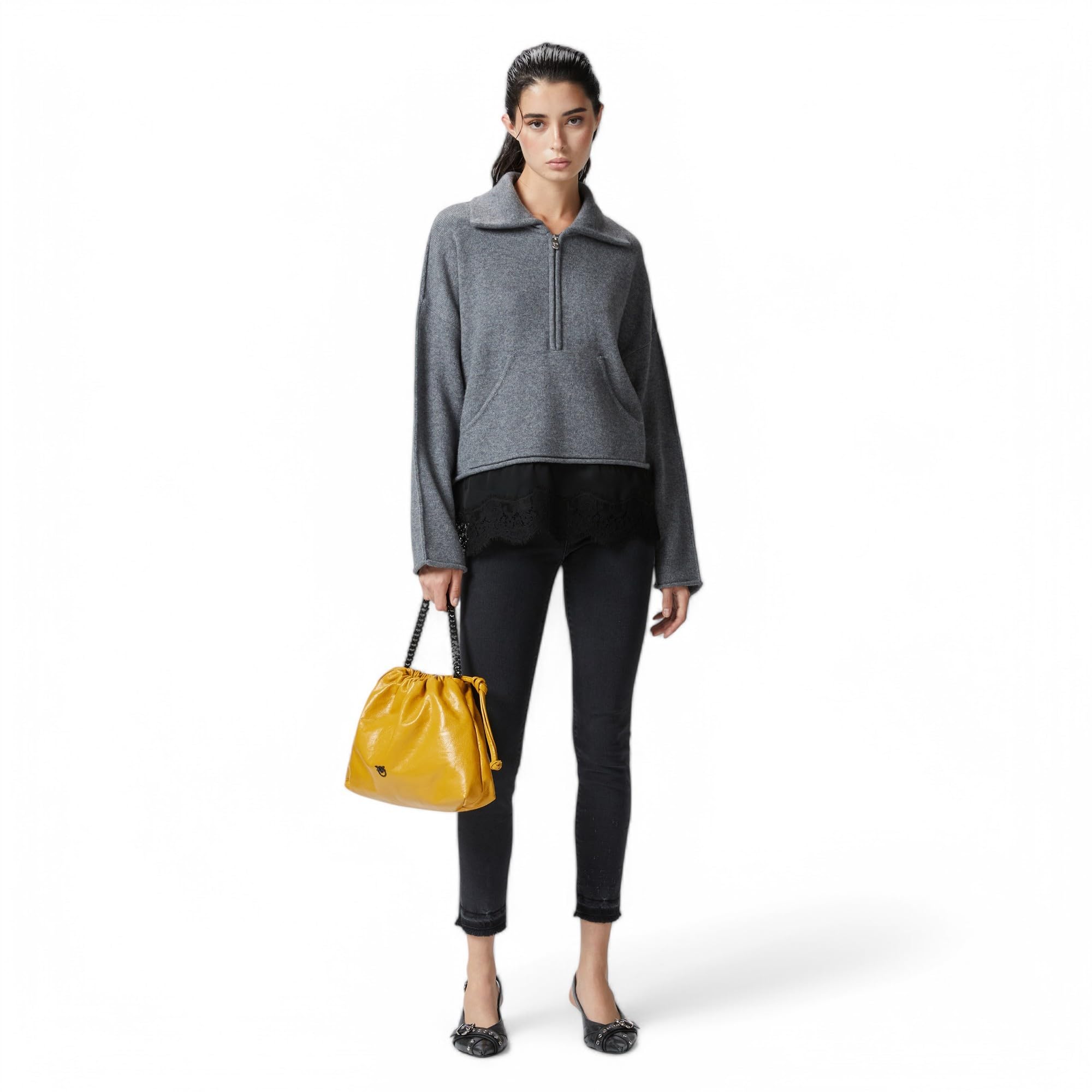 PINKO Woman Jeans Skinny Black