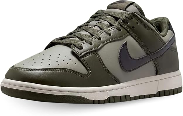 Nike Dunk Low Retro SneakerMen's, Light Army Black Cargo Khaki Phantom, 8 UK