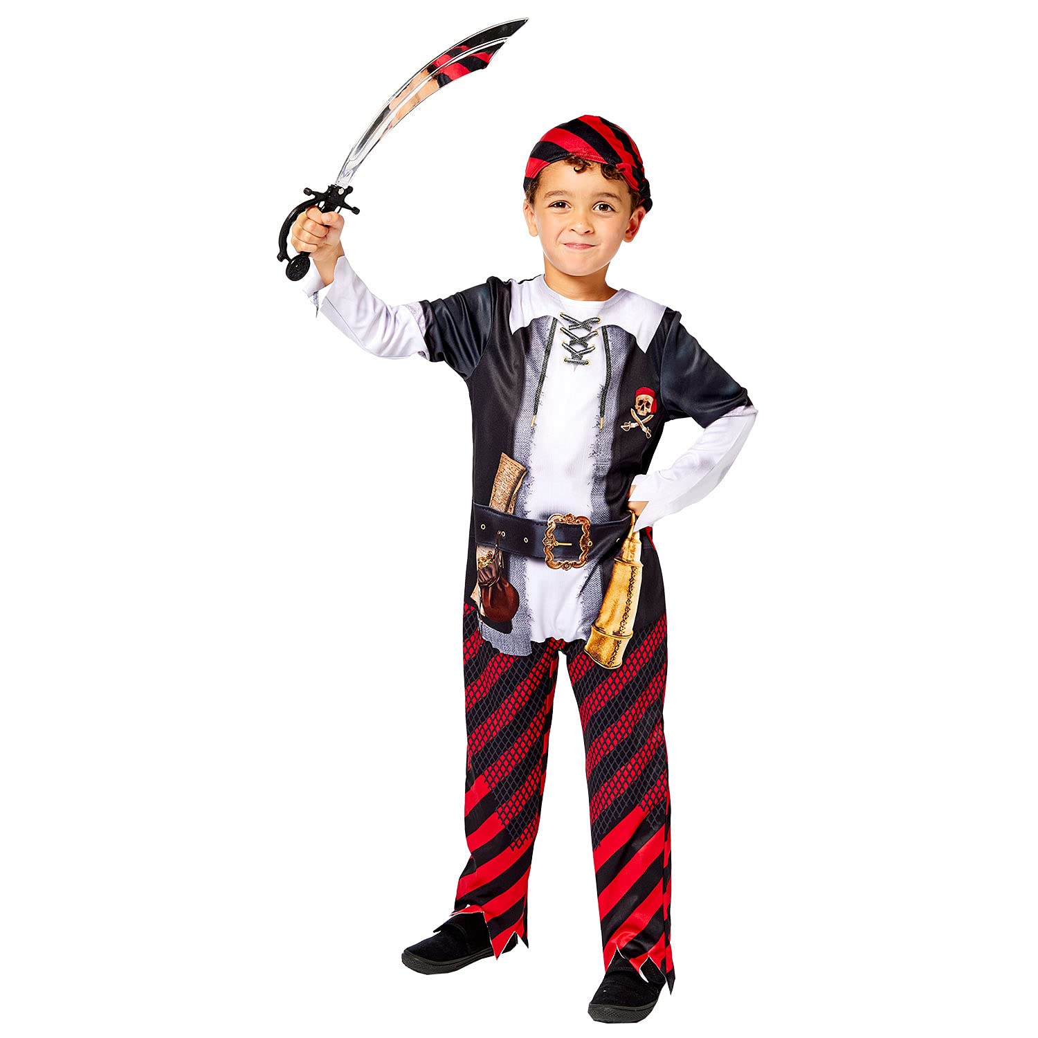 amscan 9910094 - Kids Sustainable Pirate Boy World Book Day Fancy Dress Costume Age: 2-3 Yrs
