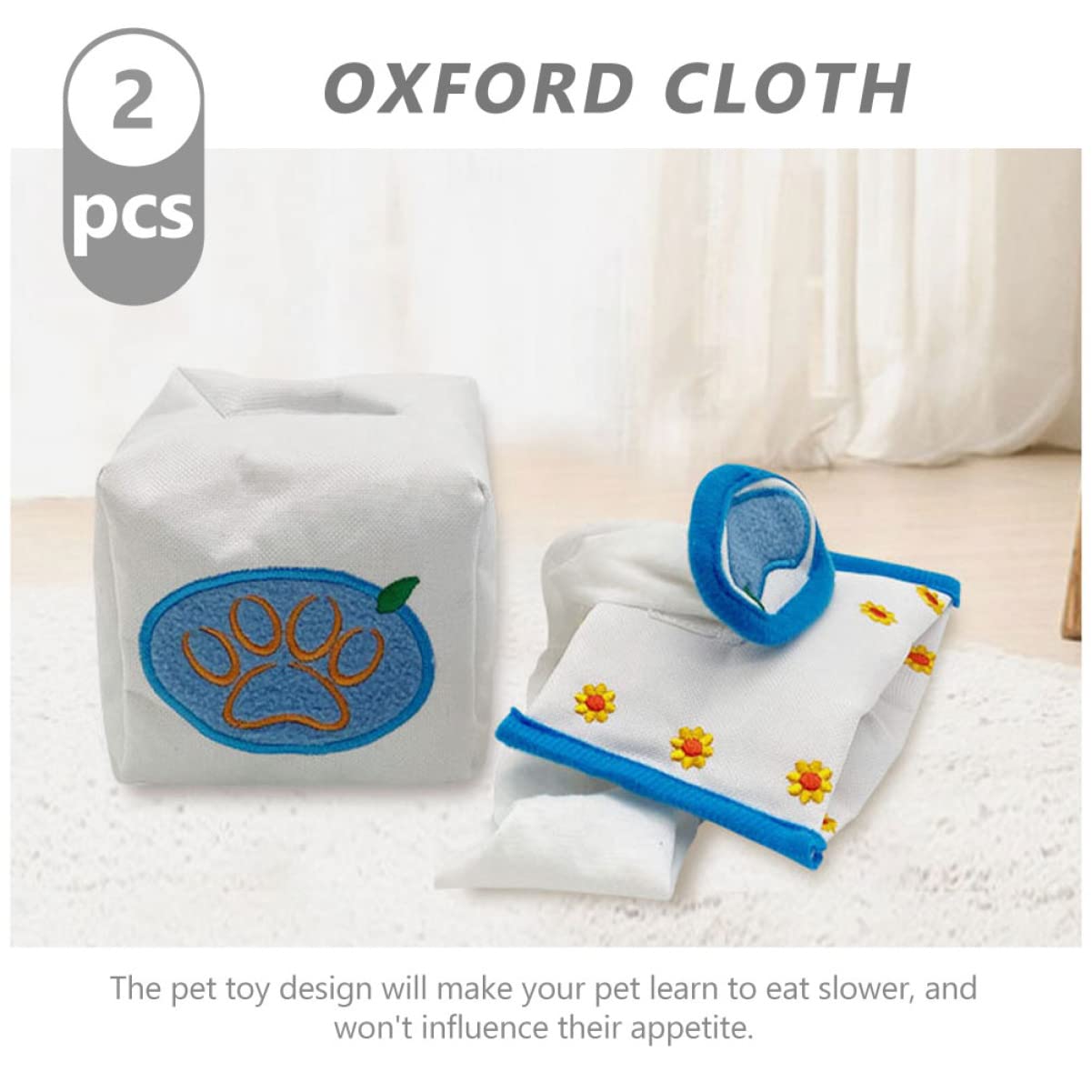 POPETPOP 6piezas Juguetes Interactivos para Perros Alfombra Olfativa De Entrenamiento para Perros Juguetes De Búsqueda De Comida Diseño De Extracción De Papel Estimula El Olfato y