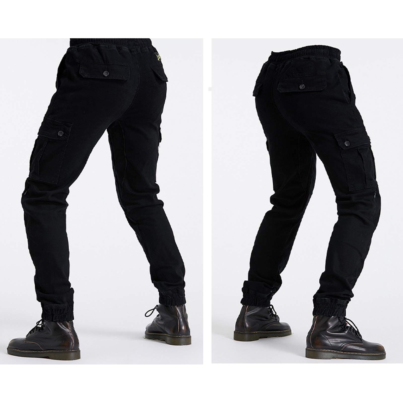 Winddichte Und Fleece Motorradhose Motorrad-Reithose Für Herren Winter Plus Samtdickes Warmes Material, Abnehmbare Schutzausrüstung Unisex, Geeignet Zum Reiten Im Freien