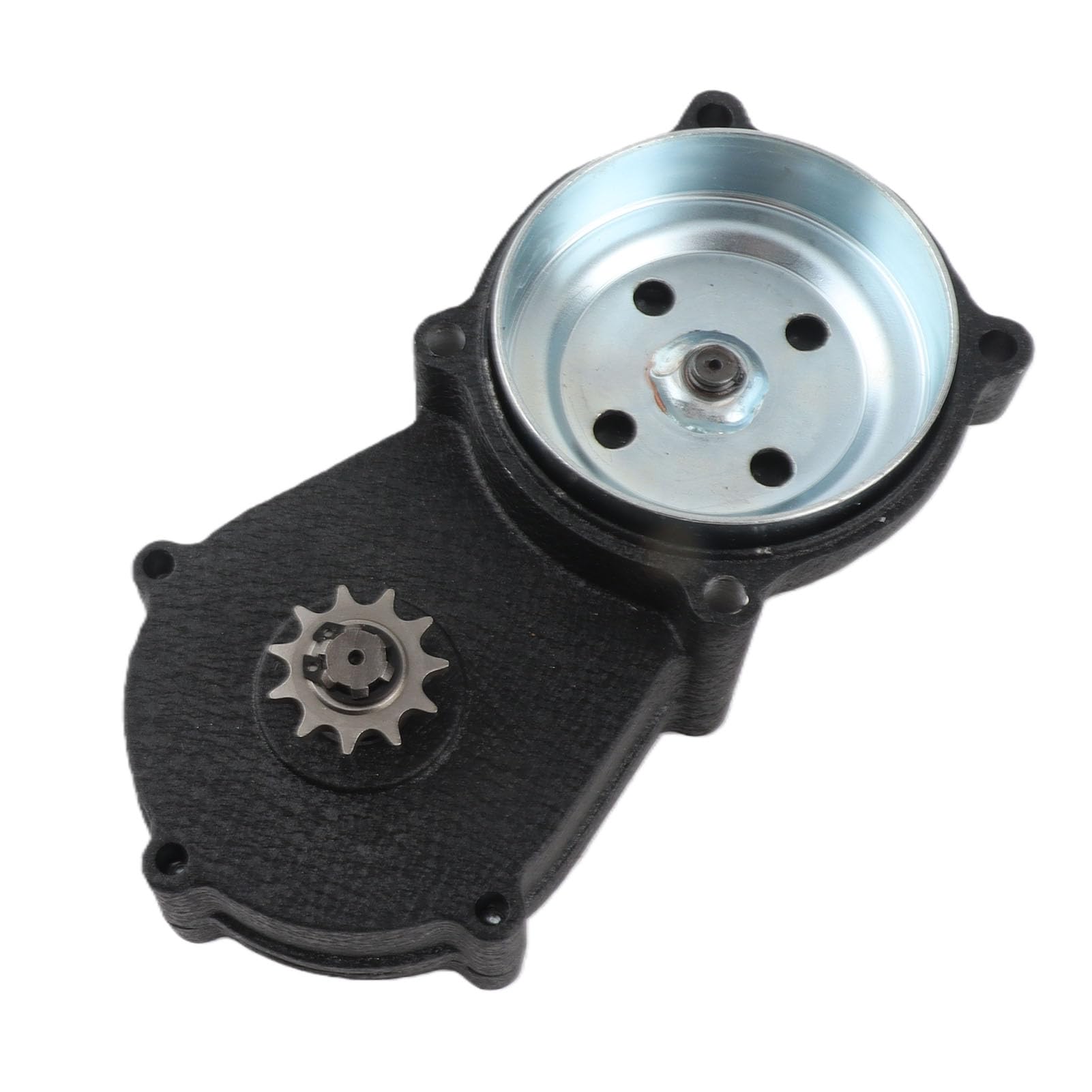 Yosoo Caja de Engranajes de Tambor de Embrague de Aleación de Aluminio, Transmisión de Cadena Doble 11T para Minimoto Embrague de Moto de Cross de 50, Fabricada con Precisión