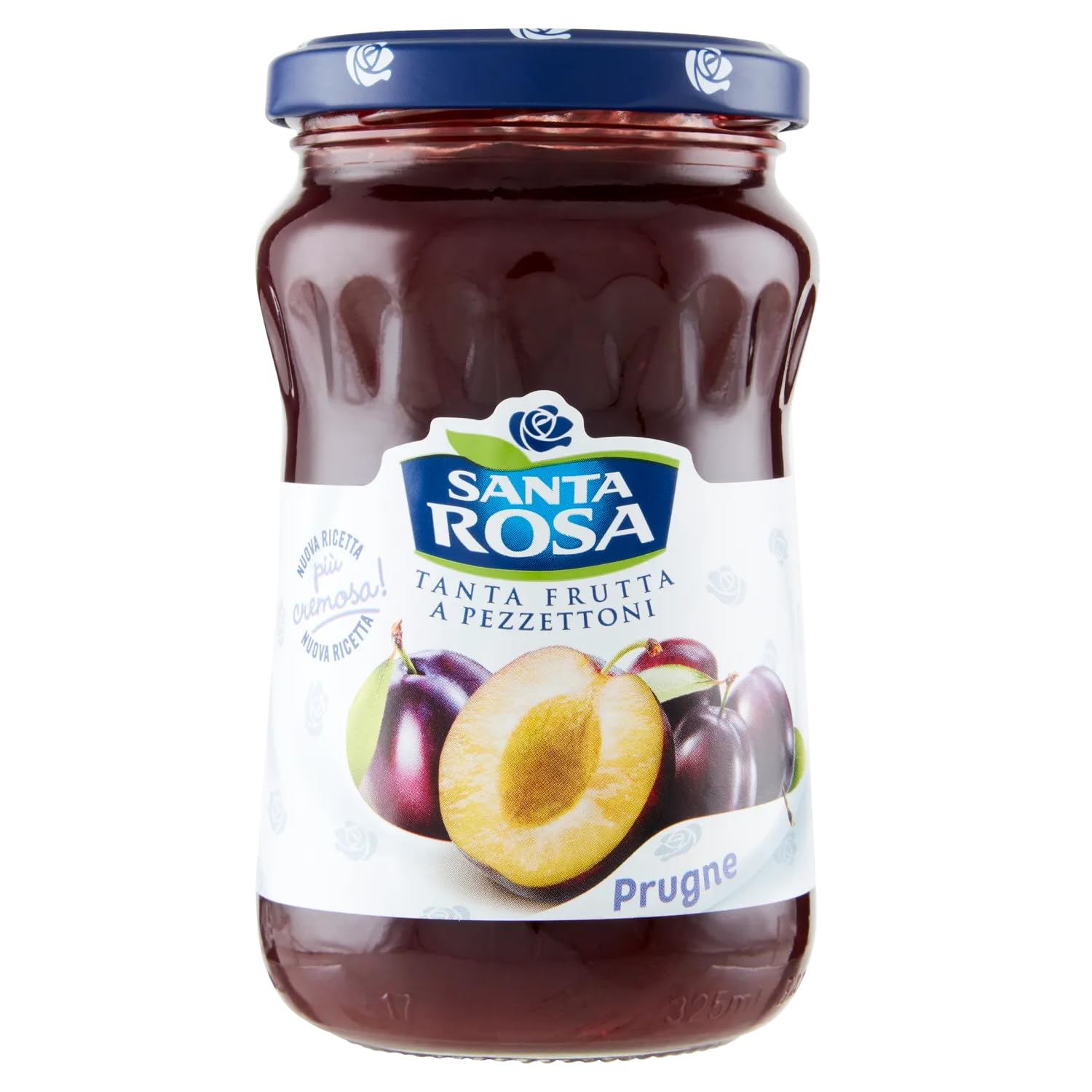 Confettura di Prugne 350 g – Marmellata con Frutta a Pezzettoni Ideale per Colazione e Dolci – Variazioni 4/8/12 Pezzi (12 PEZZI)