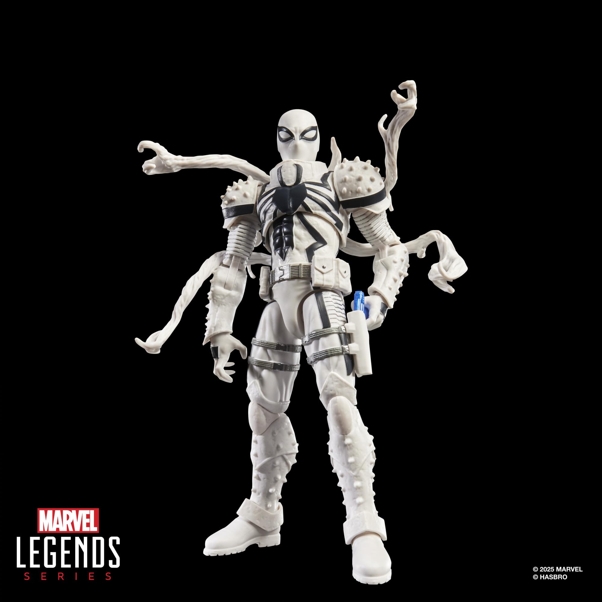 Spider-Man Marvel Legends Series Magic: The Gathering Agent Anti-Venom, 15 cm figurka zabawka i ekskluzywna foliowa kolekcjonerska gra karciana karta kolekcjonerska