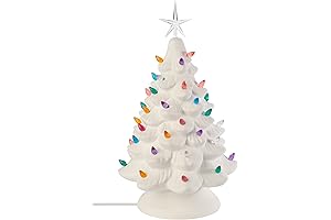 Christmas Tree Light Up DIY Paint Your Own Ceramic Bisque Kit, Creative Hobbies
