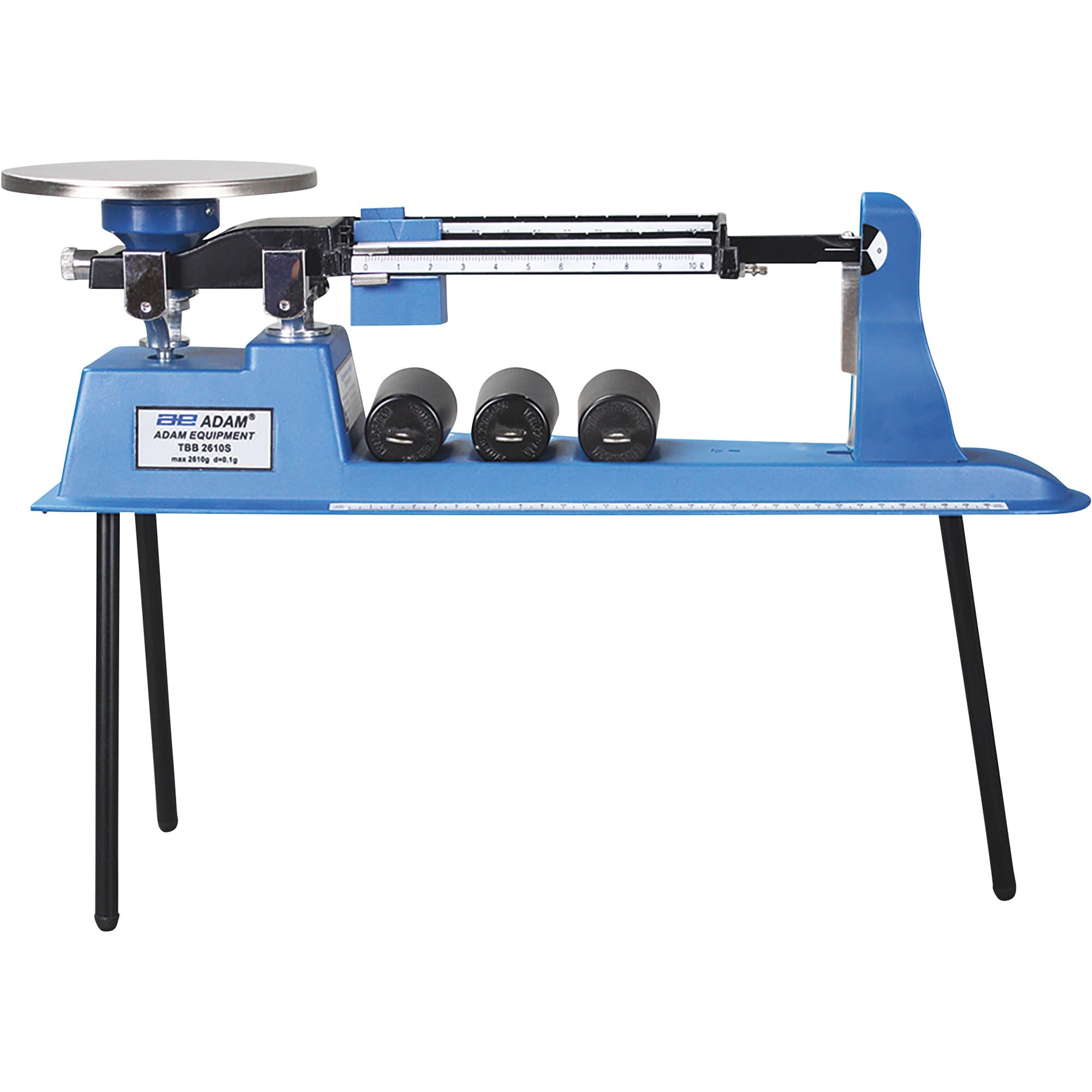 AE ADAM TBB 2601S Simple Triple Beam Balance, 2600 g Capacity, 0.1 g Readability