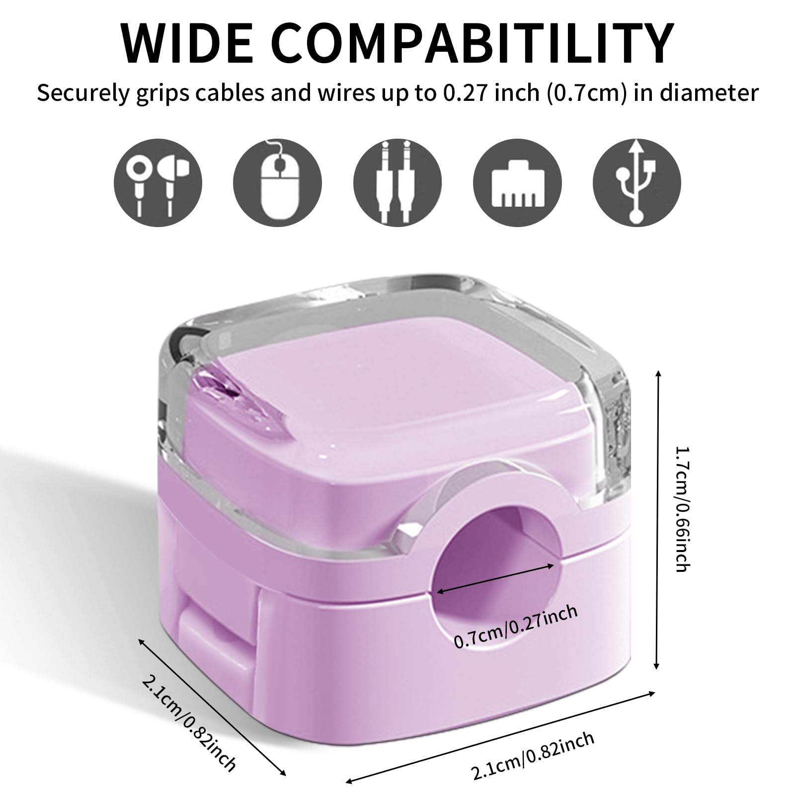 Support De Rangement De Câbles Magnétiques Pour Câbles De Charge, 6