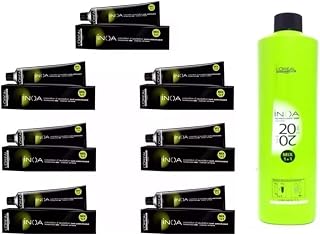 Kit Inoa 7 colorações + 1 Oxidante 20 vol. 1000ml