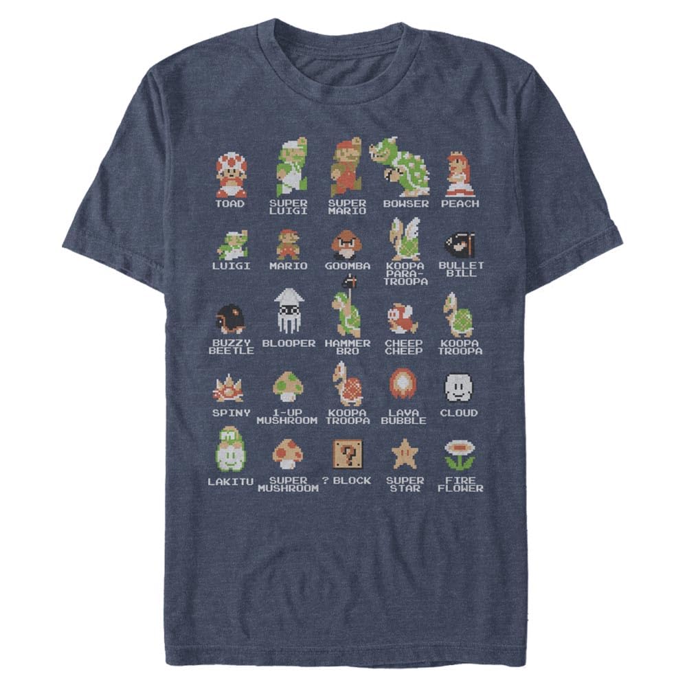 mens Pixel Cast T-Shirt