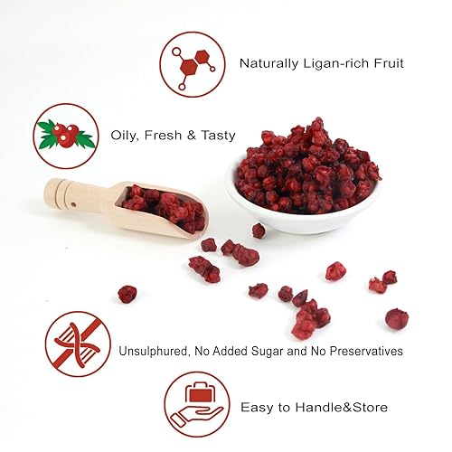 Miniatura 4 de Nature Schisandra Berry Dried - Té de bayas de Schisandra de montaña ChangbaiWu Wei ZiFruta de cinco sabores - Sin aditivos y sin OMG - 4 oz  113 g