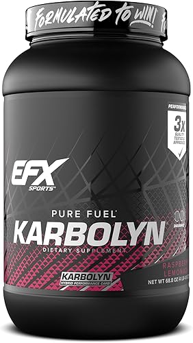 EFX Sports Karbolyn Fuel Polvo de carbohidratos de absorción rápida Carga de carbohidratos, energía sostenida, recuperación rápida Sin